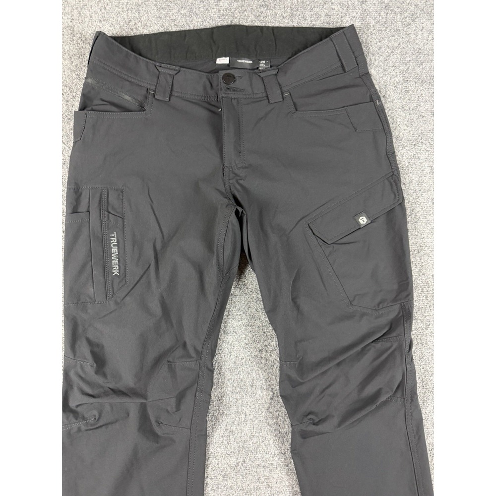 Truewerk T1 Womens 12/30 (29)  Werkpant Cargo Utility Workwear Stretch Nylon EUC - Picture 2 of 9